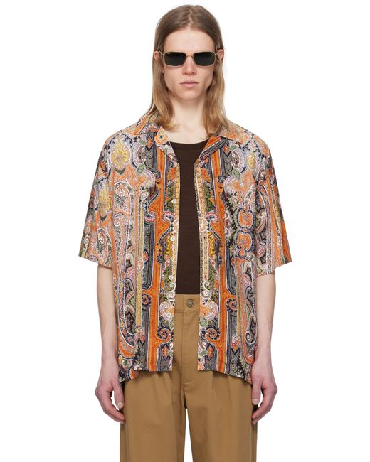 メンズ Isabel Marant オレンジ Vazlo シャツ Orange