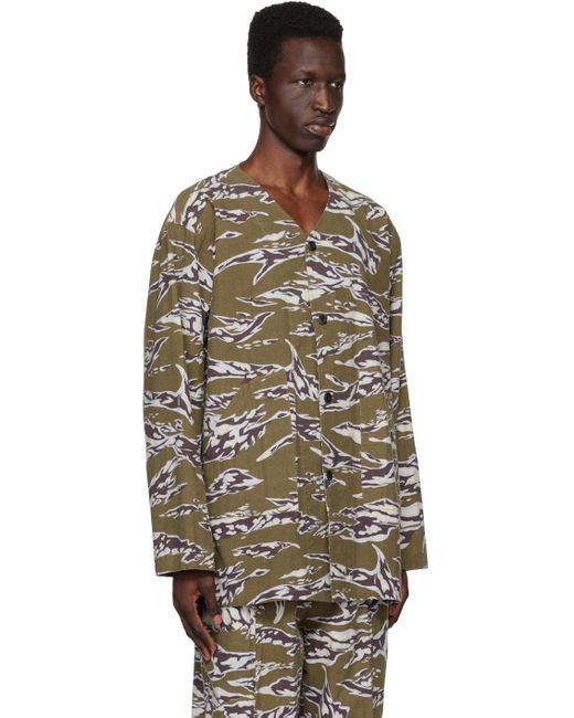 South2 West8 Black Army Shirt for men