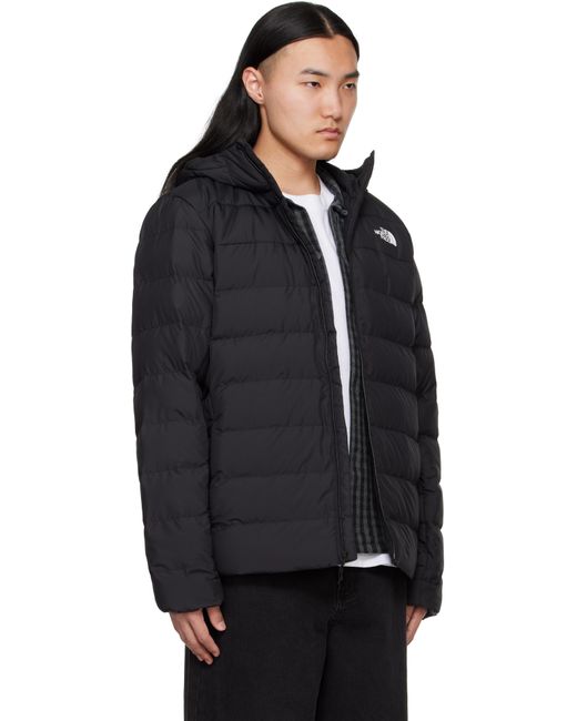 The North Face Black Aconcagua 3 Hoodie Down Jacket for men