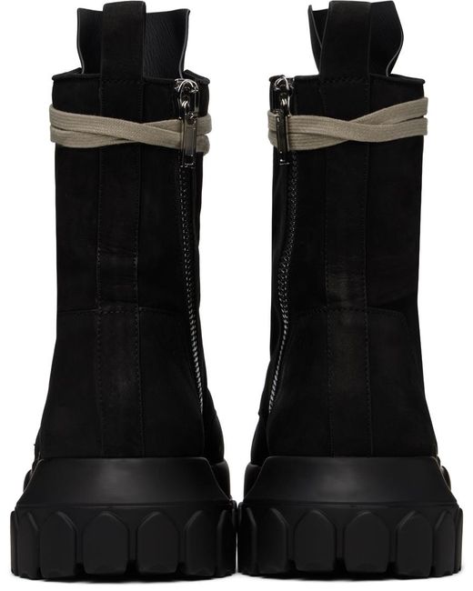 Rick Owens Porterville Army Tractor ブーツ ブラック | Lyst
