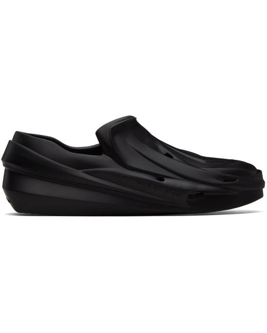 1017 ALYX 9SM Black Mono Slip-on Sneakers for men
