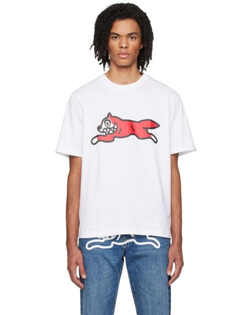 ICECREAM White Running Dog T-shirt for men