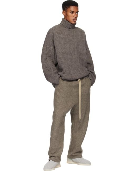 ショウタfear of god moc knit high ニットブーツ Fear Of God Moc Knit High Boots | Grey | FARFETCH