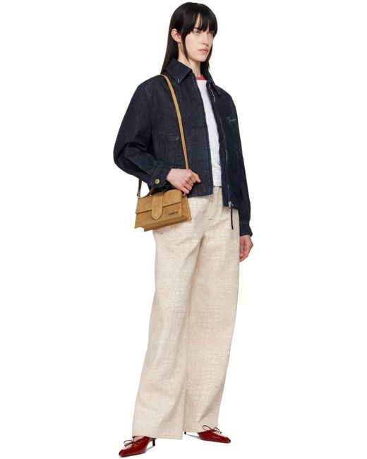 JACQUEMUS タン La Croisiere \"The large Bambin。' バッグ JACQUEMUS Tan La Croisière 'The large Bambino' Bag Jacquemus