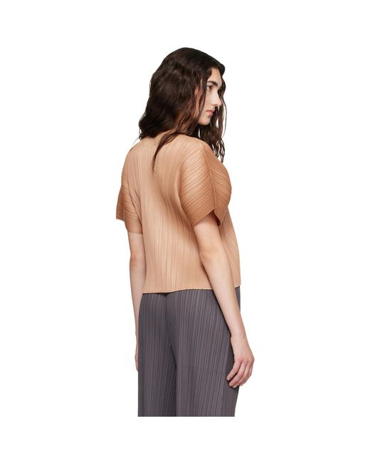 Pleats Please Issey Miyake Multicolor Monthly Colors June Top