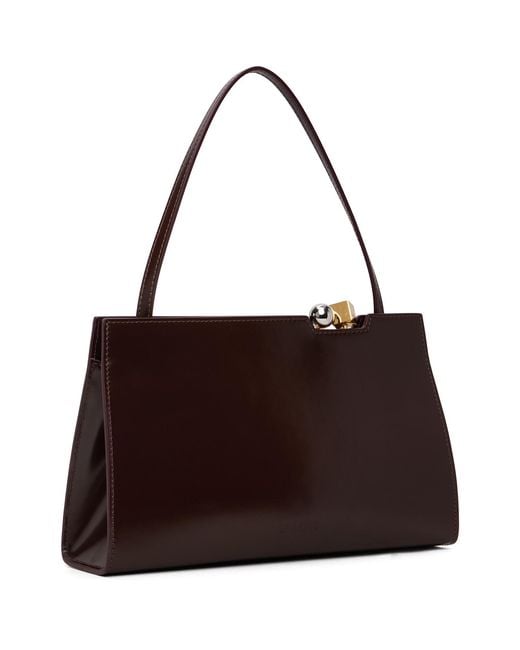 Jacquemus Purple Burgundy 'The Salon' Bag