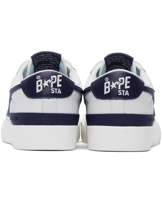 A Bathing Ape Black White Mad Sta #2 M1 Sneakers for men