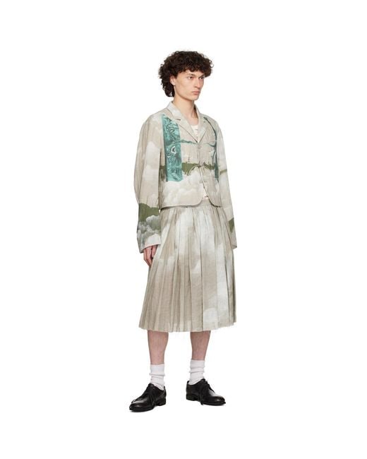 Undercover Natural Uc1E4604-2 Skirt for men
