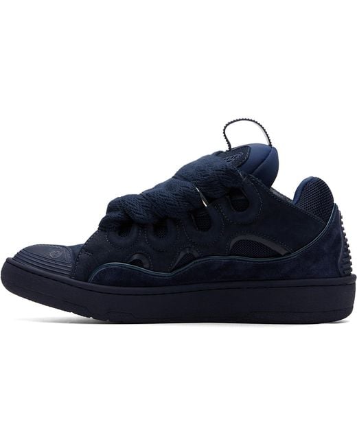 Lanvin Blue Curb Sneakers