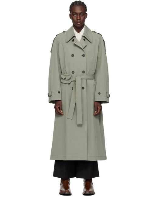 Classic black shop trench coat