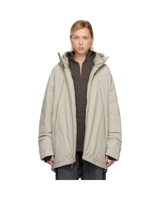 MM6 by Maison Margiela Natural Off- Salomon Edition Hooded Snow Jacket