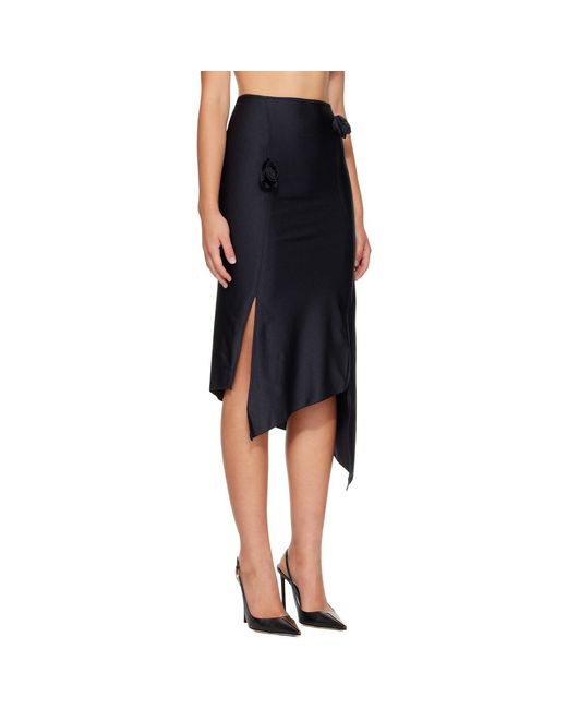 Coperni Blue Flower Midi Skirt