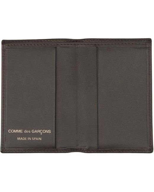メンズ Comme des Garçons ブラウン Classic カードケース Gray
