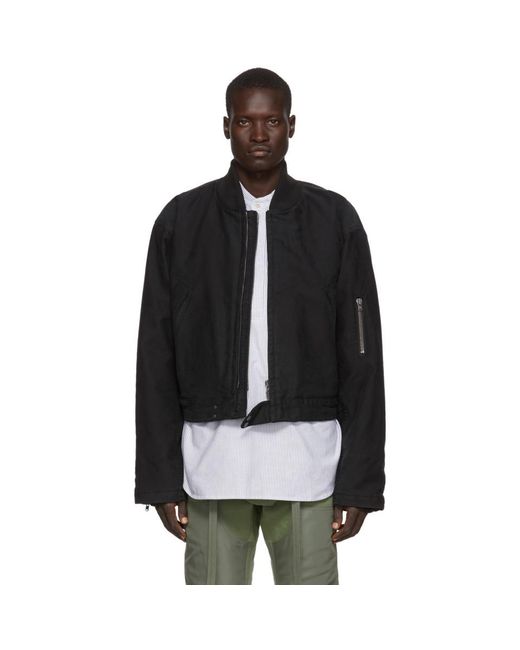 Hudson Longsleeve Search And Destroy Bomber Men/'s Jacket Olive//Black