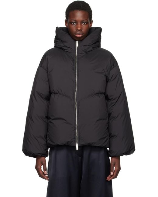 Studio Nicholson Black Dana Down Jacket