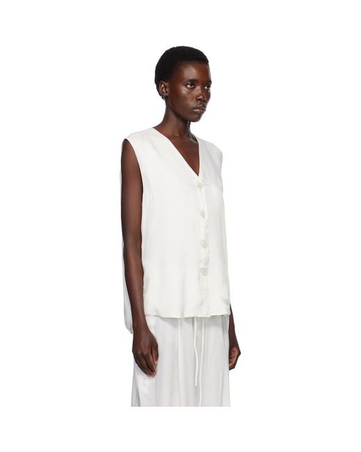 Lauren Manoogian Black Sanded Vest
