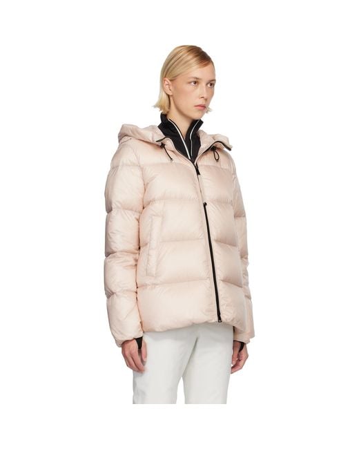 Moncler Natural Serittes Hooded Short Down Jacket