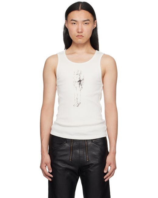 Enfants Riches Deprimes White Bad Professor Tank Top for men