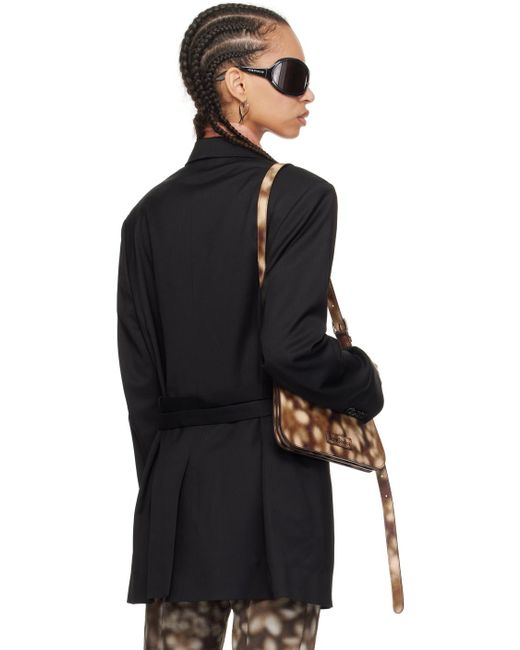 Acne リラックスフィット テーラードジャケット Black