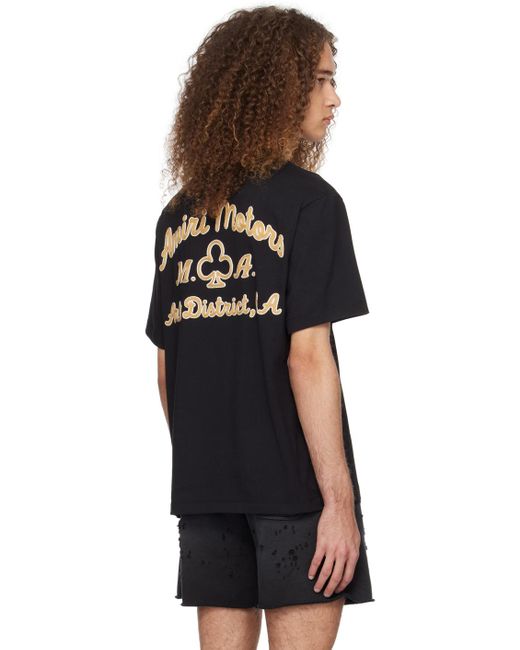 T-shirt motors noir Amiri pour homme en coloris Black