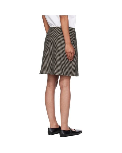 A.P.C. Black Adelma Miniskirt