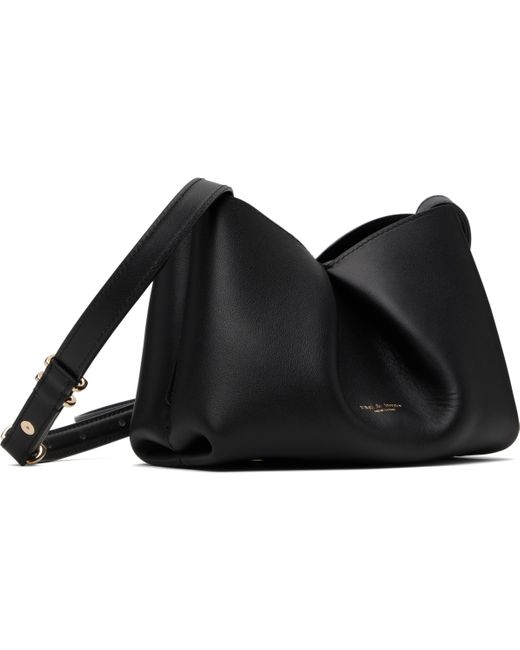 Rag & Bone Black Bloom Small Calf Leather Crossbody Bag