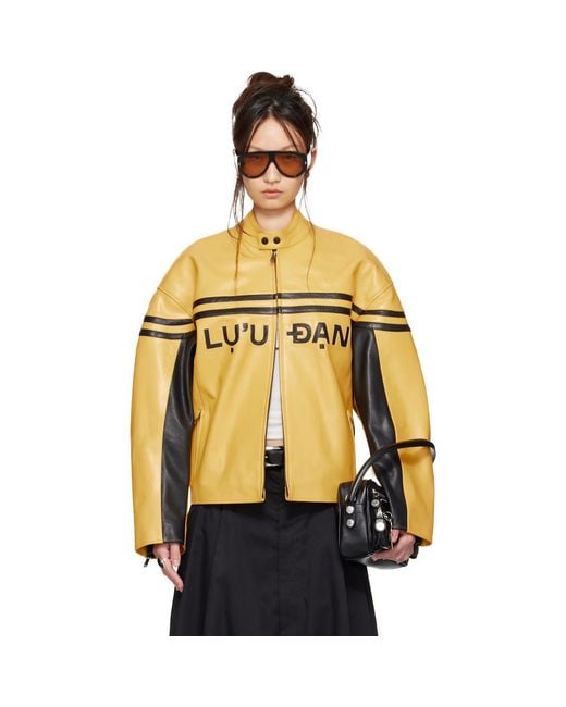 Lu'u Dan Metallic Bruce Lee X Lựu Đạn Legacy Moto L-D Leather Jacket