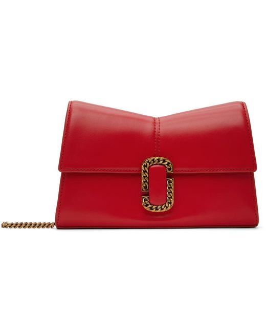 Marc Jacobs Red 'the St. Marc Chain Wallet' Bag