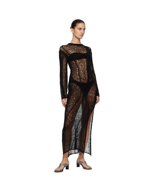 Our Legacy Black Tower Maxi Dress