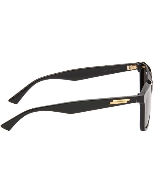 Bottega Veneta Black Square Sunglasses for men
