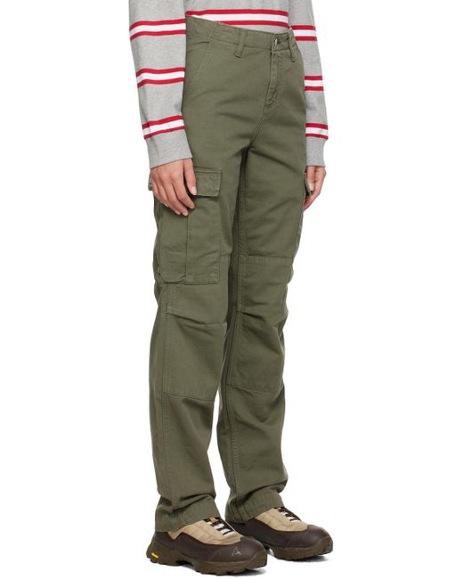 Carhartt Green Regular Trousers