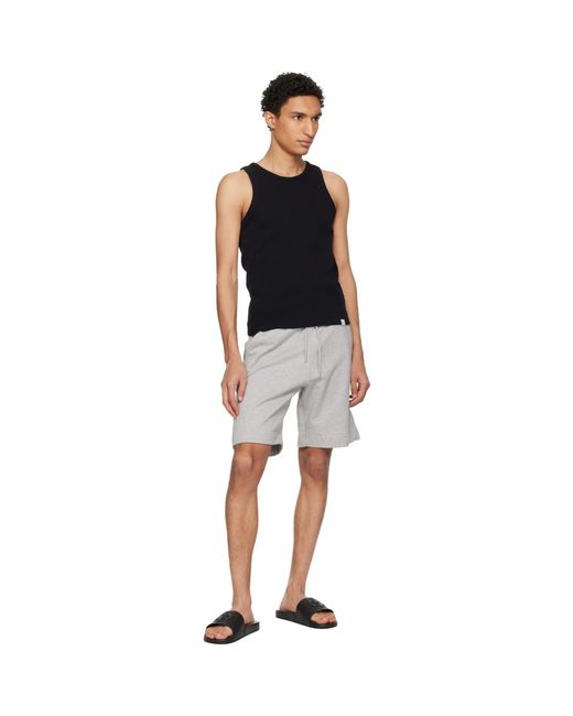 Moncler Black Basile Rubber Pool Slides for men