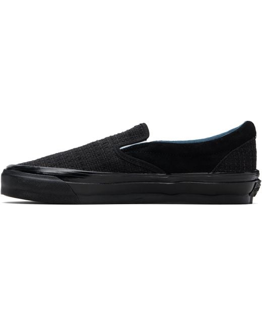 Vans Black Premium Classic Slip-On Sneakers