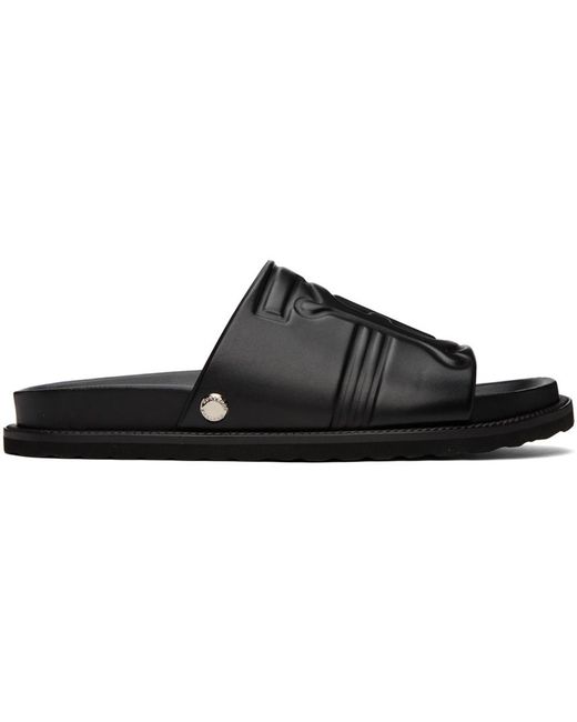 Burberry Black Motif Sandals for men