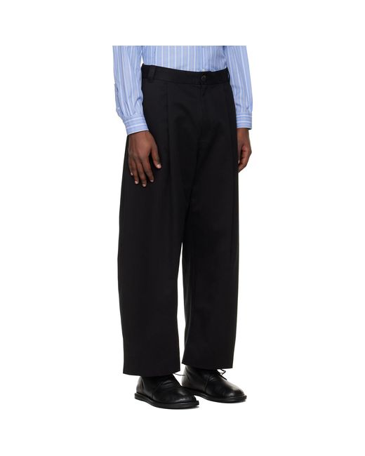 Studio Nicholson Black Sorte Trousers for men
