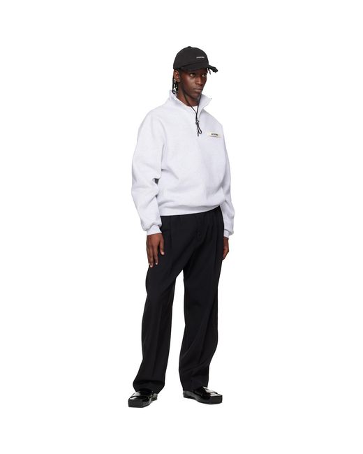 Jacquemus Black La Croisière 'The Fernando' Trousers for men