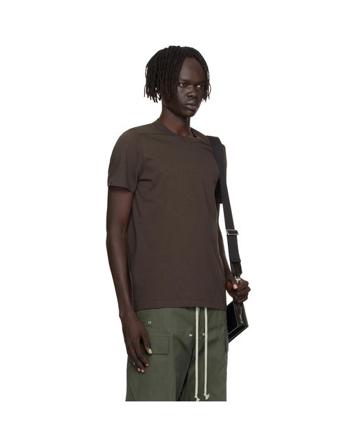 Rick Owens Black Concordians Short Level T-Shirt for men