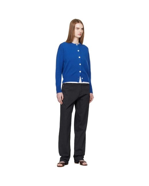 &Daughter Blue Ada Crewneck Cardigan
