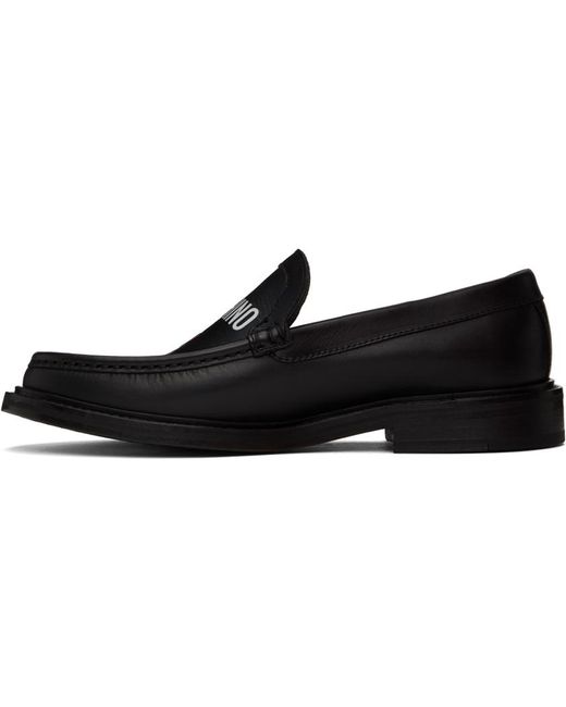 Moschino Black College Loafers for men