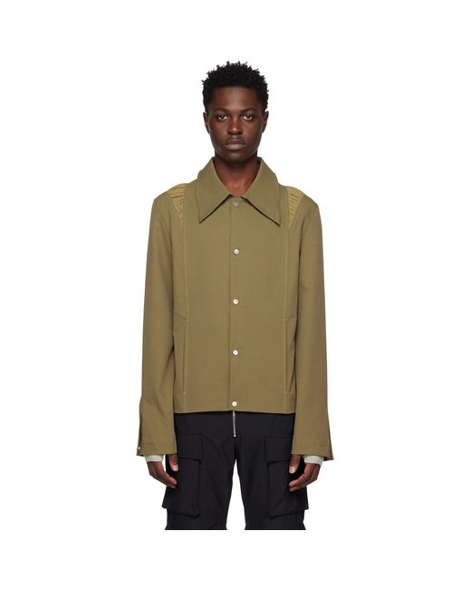 Uncertain Factor Green Khaki Landing 1 Jacket for men