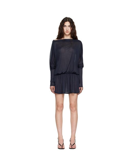 Belle Anna Blue Alder Minidress