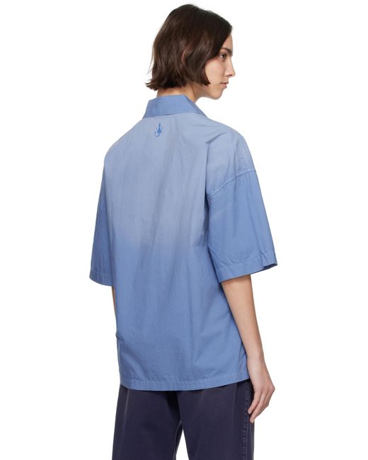 J.W. Anderson ブルー オーバーサイズ ポロシャツ Blue
