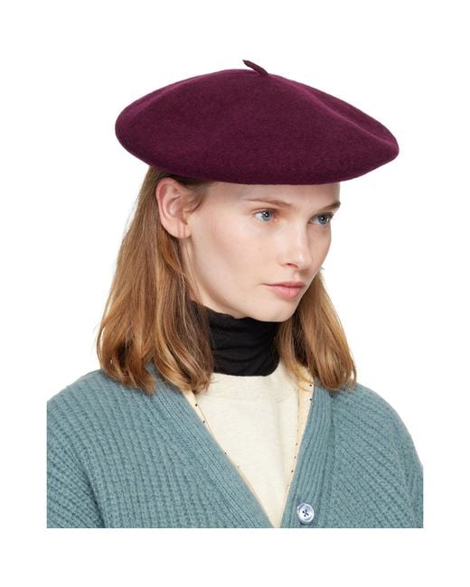Undercover Purple Burgundy Kijima Takayuki Edition Wool Beret