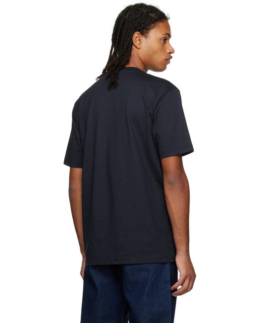 Norse Projects Blue Navy Johannes T-shirt for men
