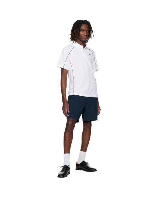Lacoste White French Tennis Team Polo for men