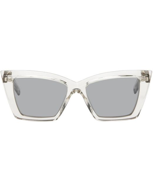 Saint Laurent Black Off-white Sl 665 Sunglasses
