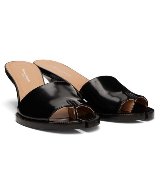 Maison Margiela Black Tabi City Heeled Sandals
