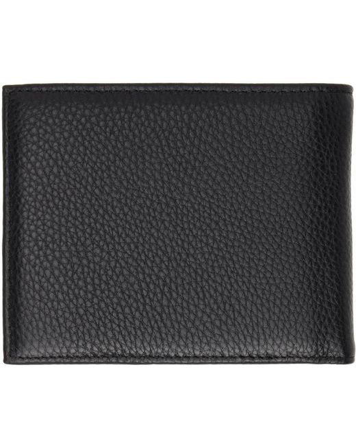 Versace Black Logo Bifold Wallet for men