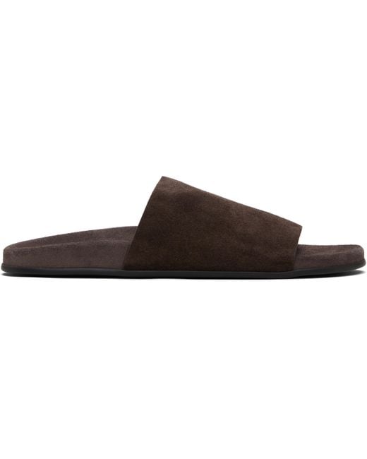 The Row Black Hugh Slides