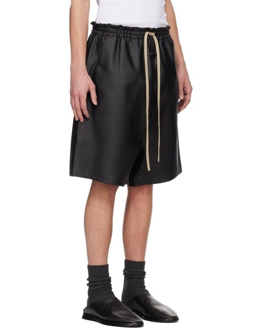 Fear Of God Black Relaxed Shorts for men